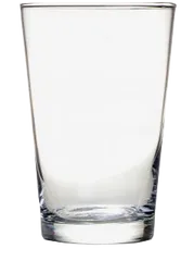Copo reto e largo, tipo tumbler, vazio