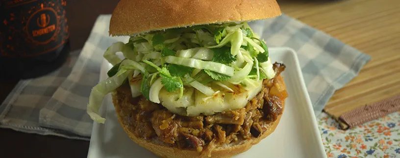 sanduíche de pernil